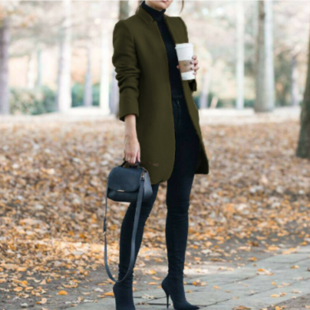 Berg-Feldt | Kurze Jacke ohne Kragen, Elegant