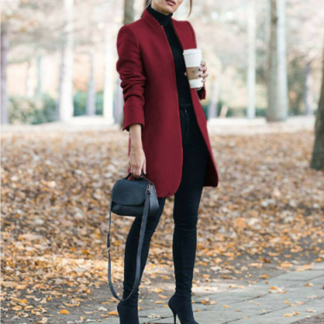 Berg-Feldt | Kurze Jacke ohne Kragen, Elegant