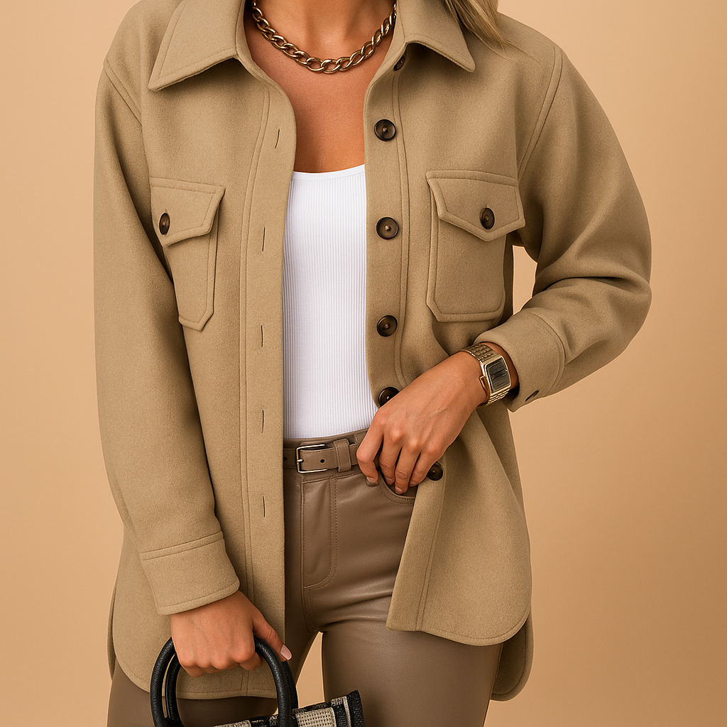 Berg-Feldt | Übergangsjacke mit Knöpfen und Taschen