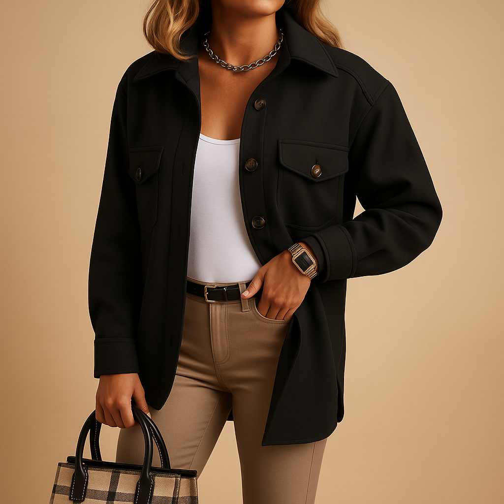 Berg-Feldt | Übergangsjacke mit Knöpfen und Taschen