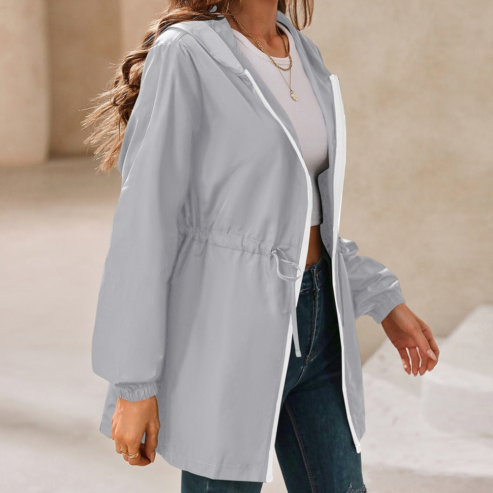 Berg-Feldt | Regenjacke mit Kapuze und Schnürung