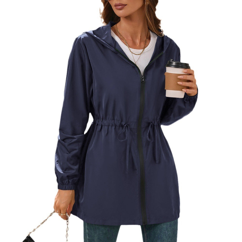 Berg-Feldt | Regenjacke mit Kapuze und Schnürung