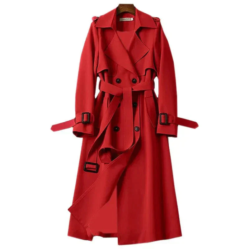 Berg-Feldt | Trenchcoat mit Gürtel und Doppelknopf