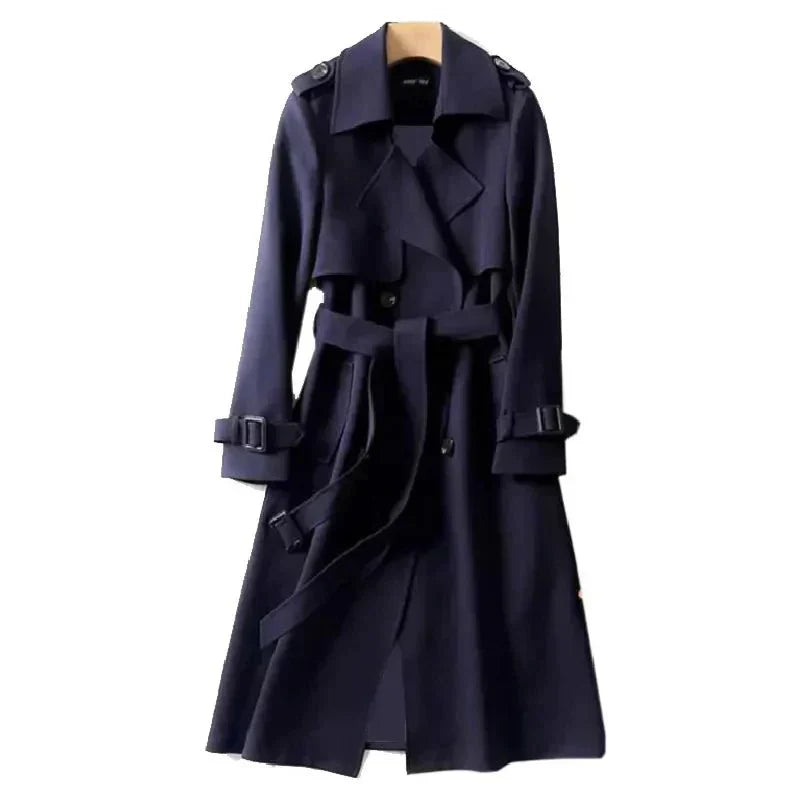 Berg-Feldt | Trenchcoat mit Gürtel und Doppelknopf