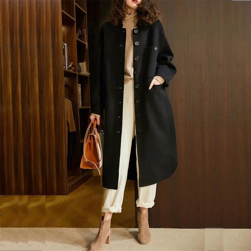 Berg-Feldt | Trenchcoat mit Knopfverschluss und Taschen