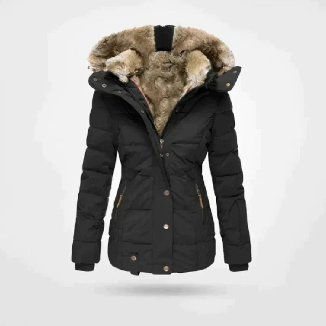 Berg-Feldt | Veste d'hiver courte et doublée, Coupe cintrée