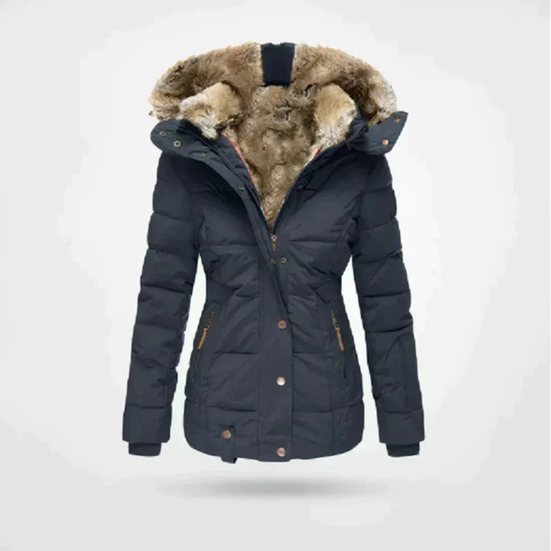 Berg-Feldt | Veste d'hiver courte et doublée, Coupe cintrée