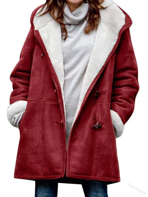 Berg-Feldt | Lässige Fleece-Gefütterte Jacke mit Kapuze