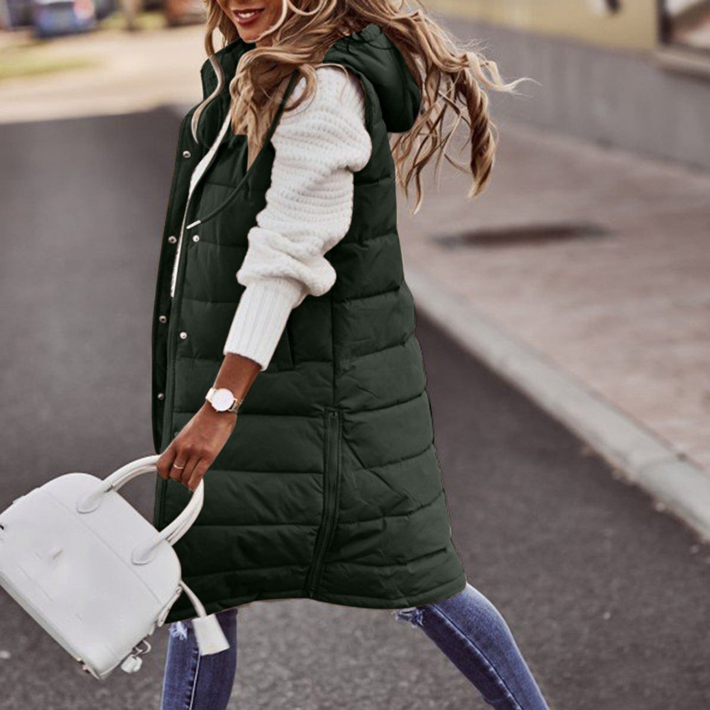 Berg-Feldt | Langer Damen Bodywarmer