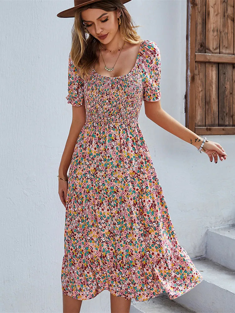 Robe à fleurs Mia