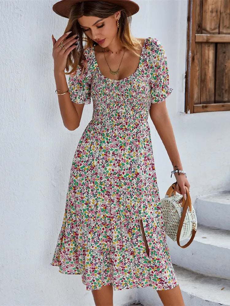 Robe à fleurs Mia