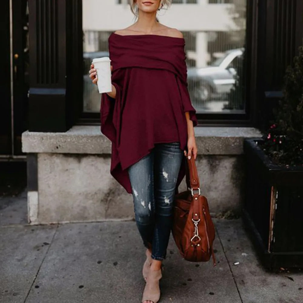 Lockere Langarm Bluse - Aurora