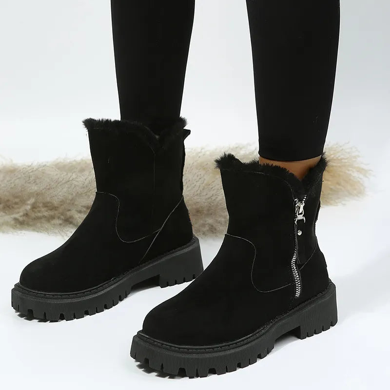 Berg-Feldt | Chaussures en coton renforcé velours chaud