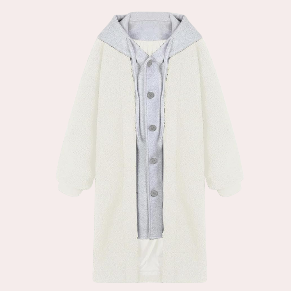 Berg-Feldt | Lässige Lange Damenjacke mit Kapuze