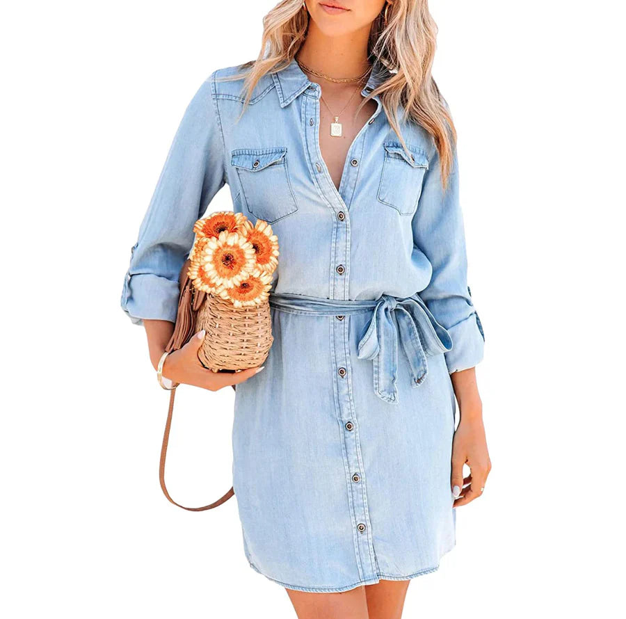 Entspanntes Jeanskleid Elyse