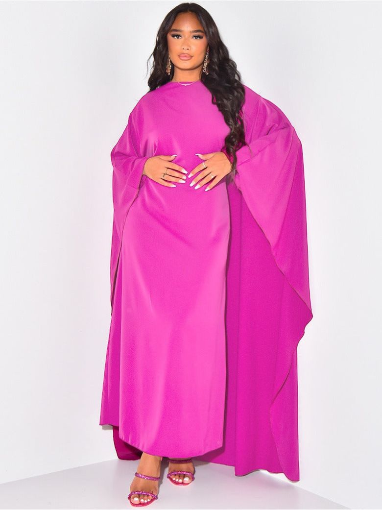 Stilvolles Fledermausärmelkleid Estela