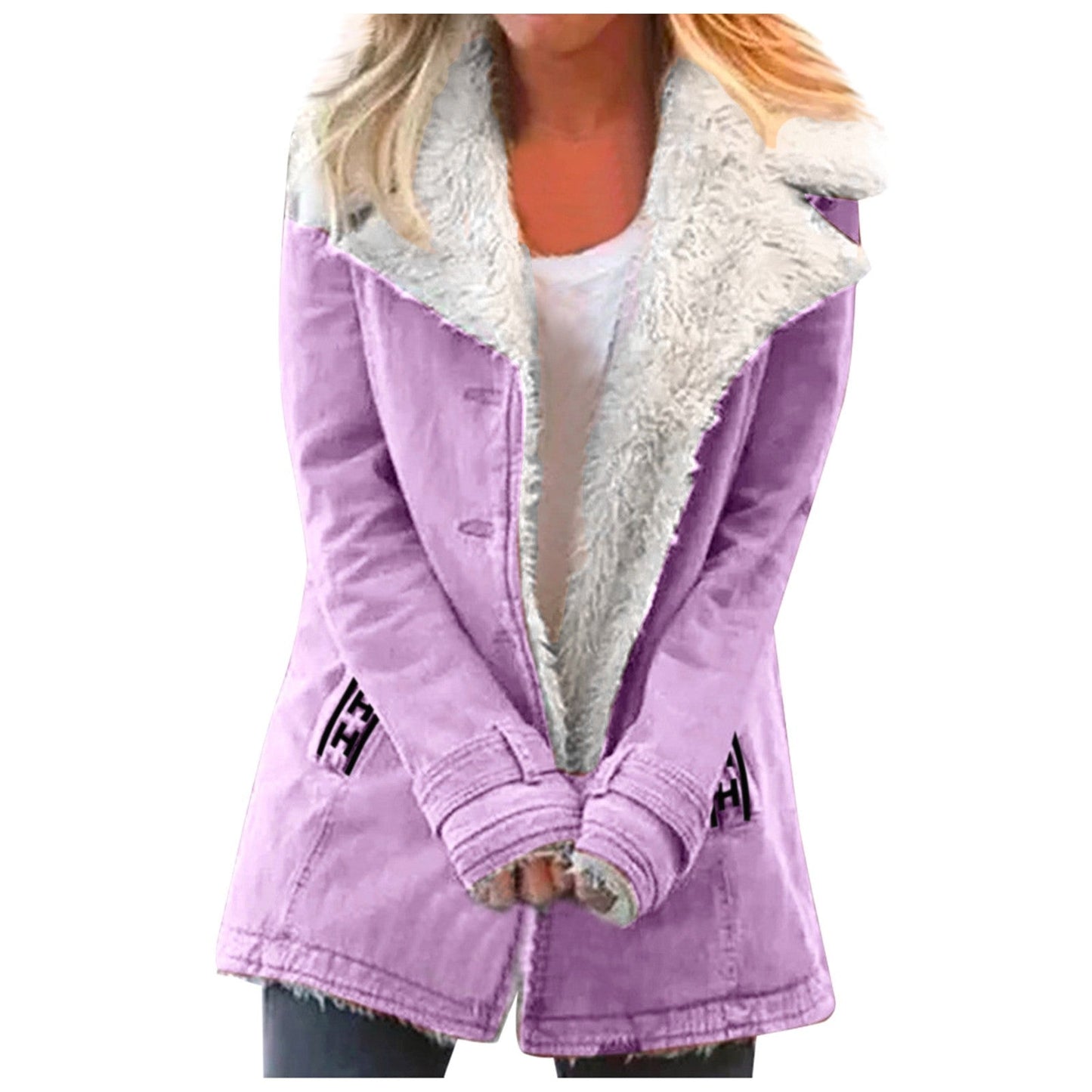 Berg-Feldt | Veste d'hiver pour femmes avec col à revers et manches longues