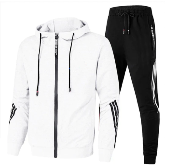 Ensemble de survêtement Fudus à capuche zippé et pantalon de jogging