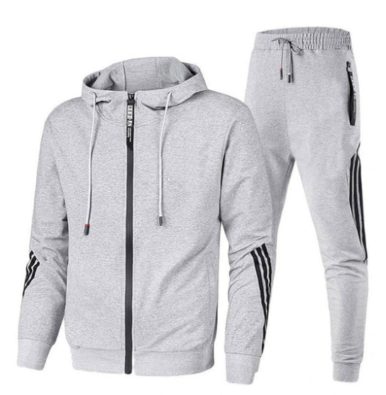 Ensemble de survêtement Fudus à capuche zippé et pantalon de jogging