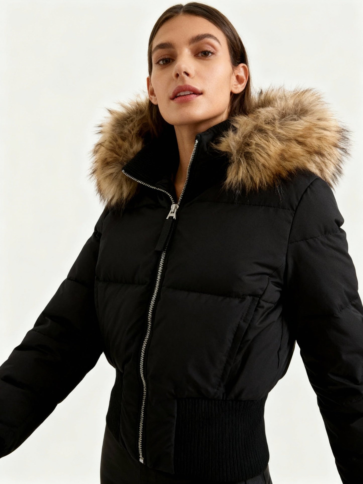Damen Gestepptes Winterjacke – Warm, Leicht & Mit Abnehmbarer Kapuze | Berg-Feldt