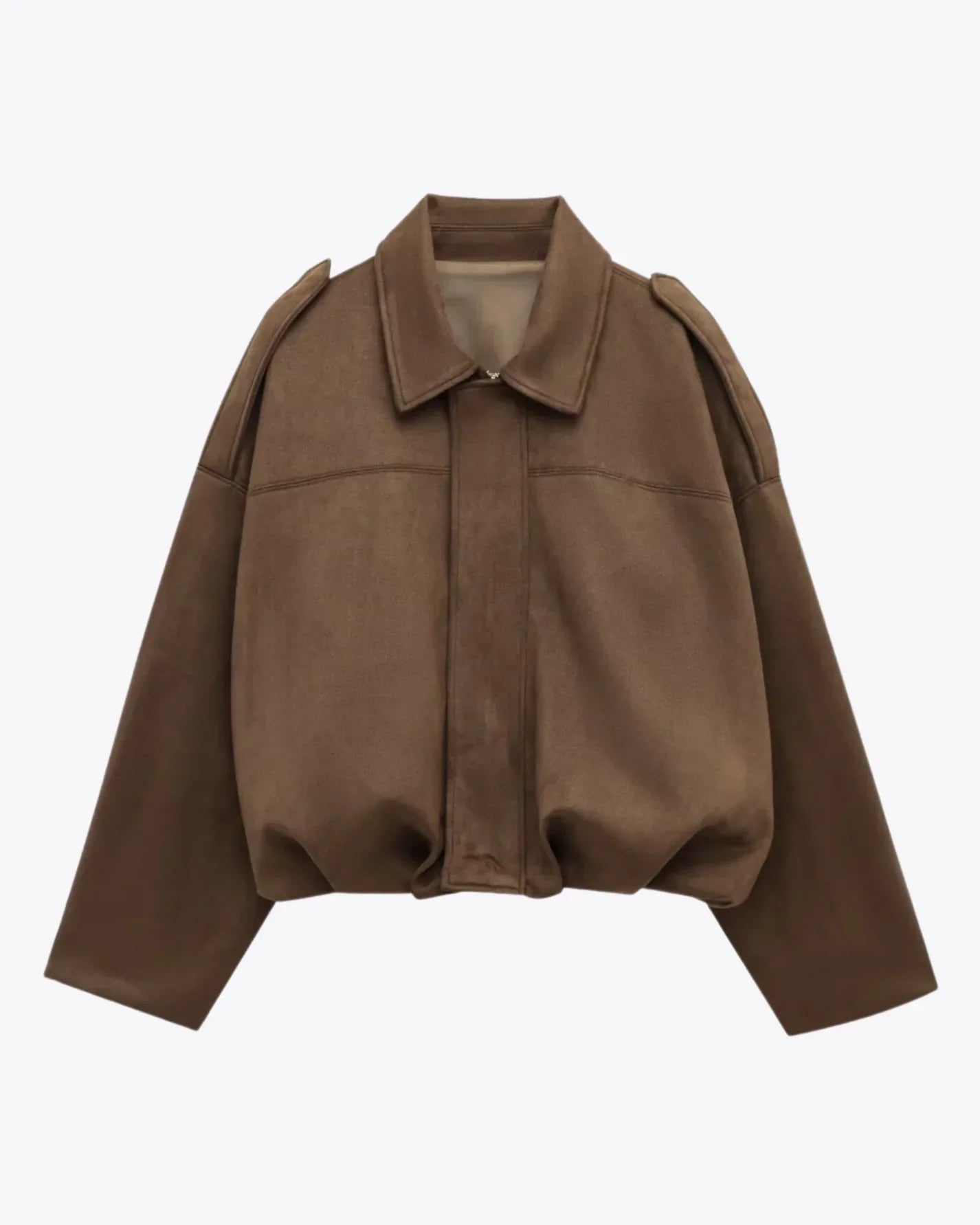 Berg-Feldt | Oversized Damenjacke aus veganem Wildleder