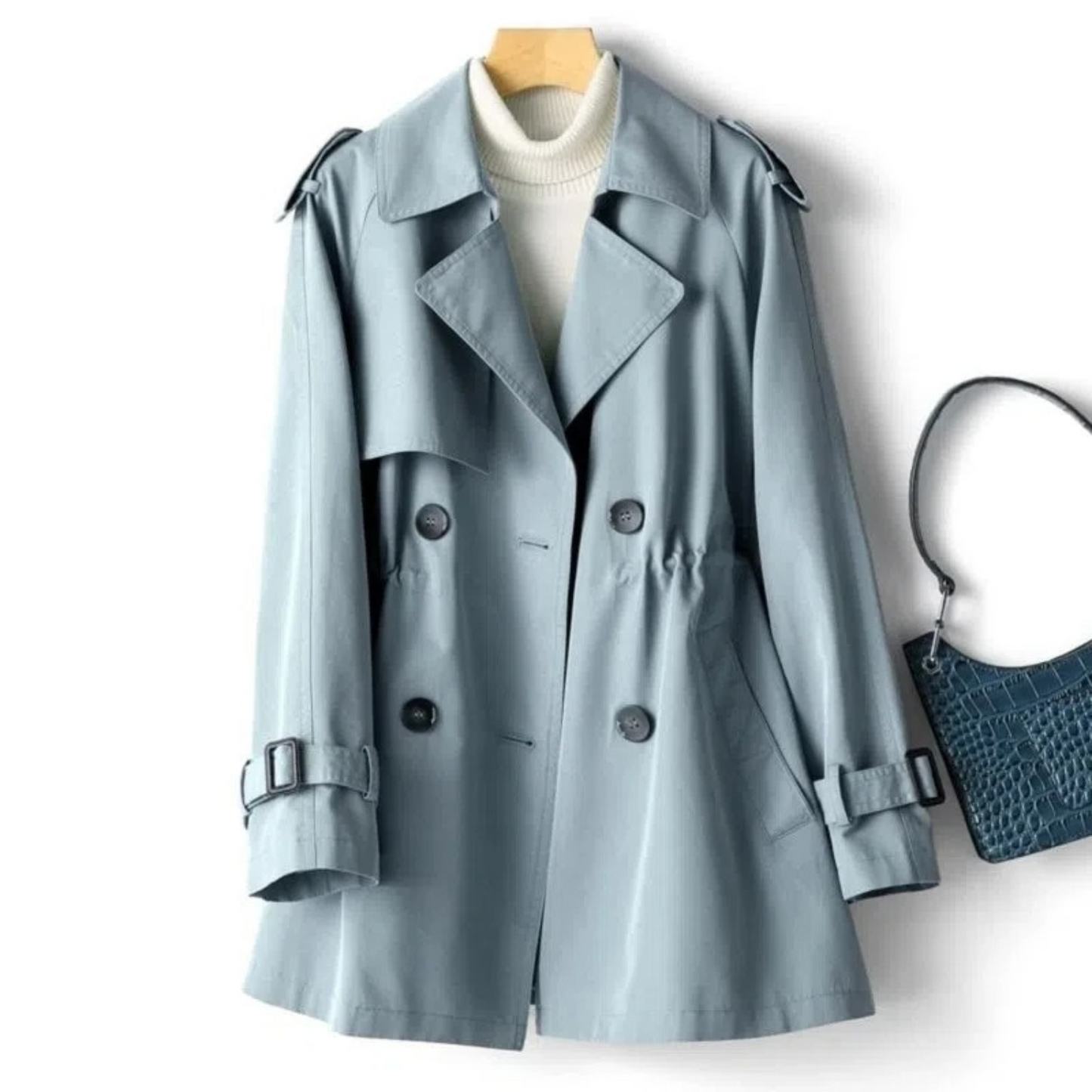 Berg-Feldt | Trendy Lange Damen Trenchcoat