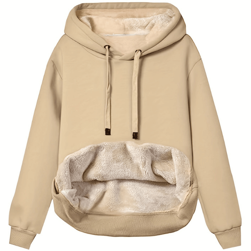 Amélie™ - Umkehrbarer Kapuzenpullover aus Mikrofaser