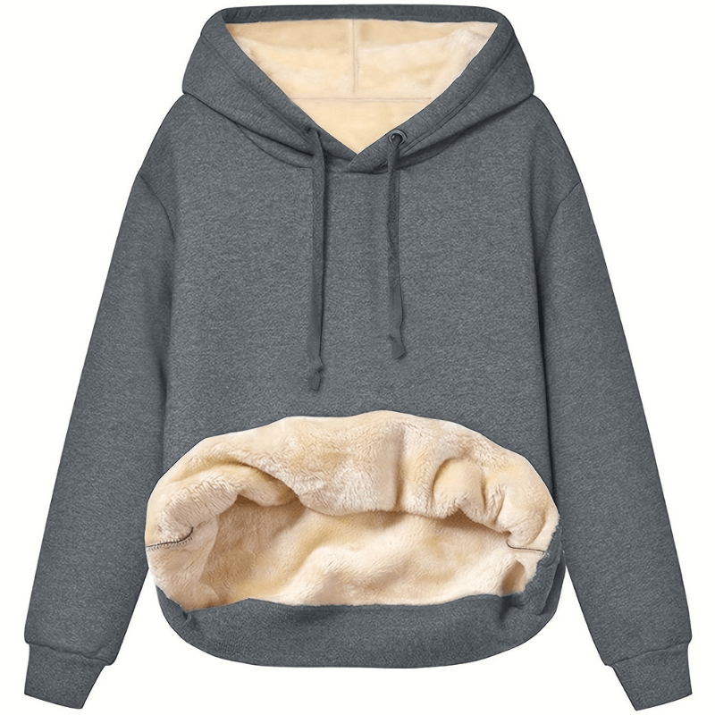Amélie™ - Umkehrbarer Kapuzenpullover aus Mikrofaser
