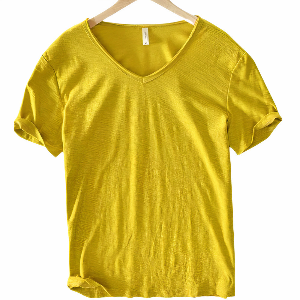 T-shirt en coton et lin pour l'été - Geno