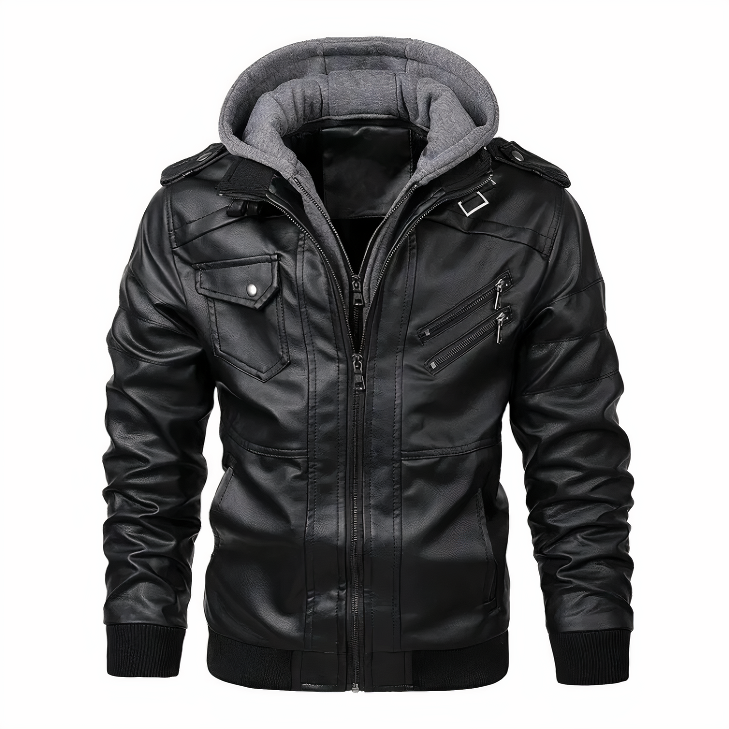Berg-Feldt | Motorradjacke aus Kunstleder für Herren