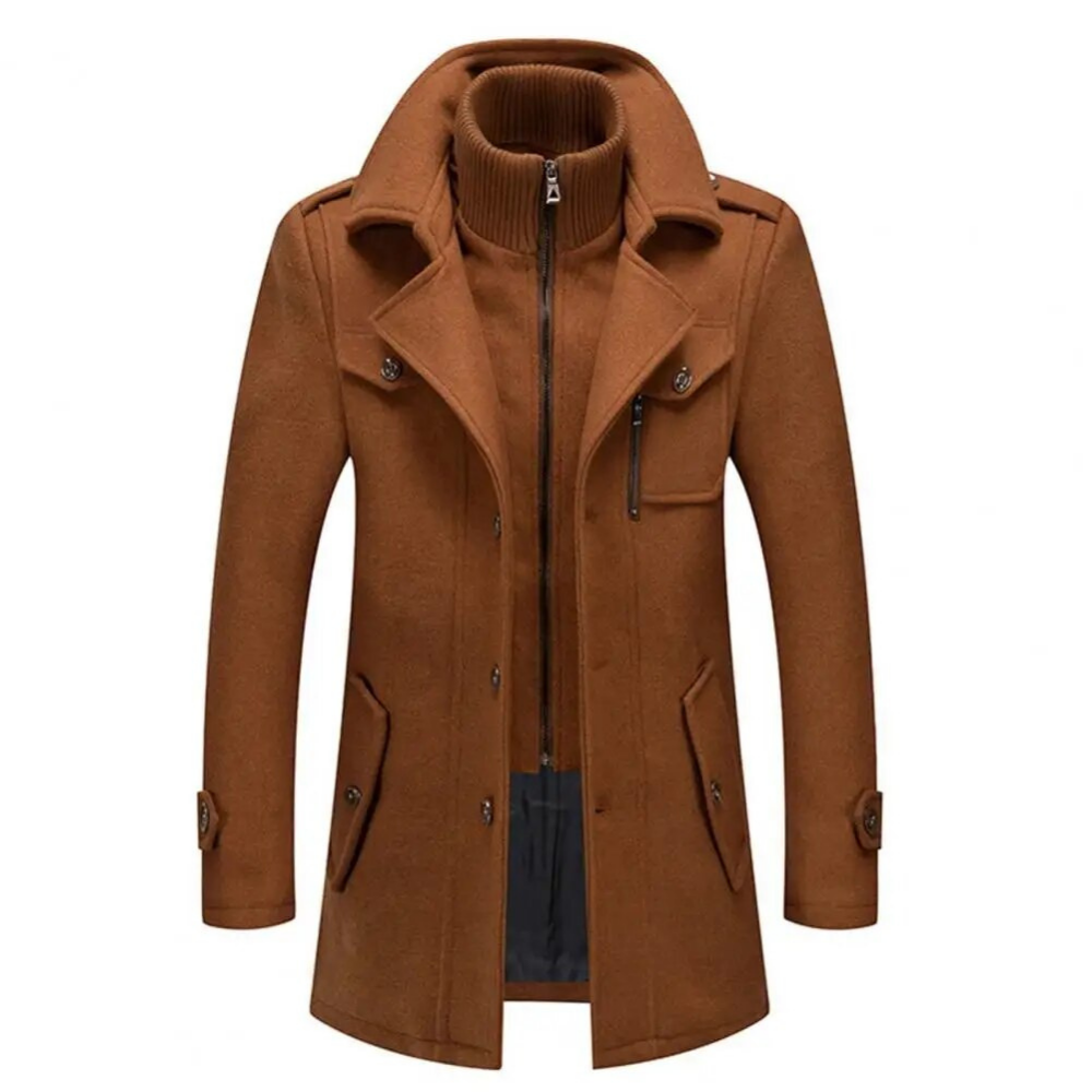 Berg-Feldt | Modische Doppelkragenjacke Für Männer