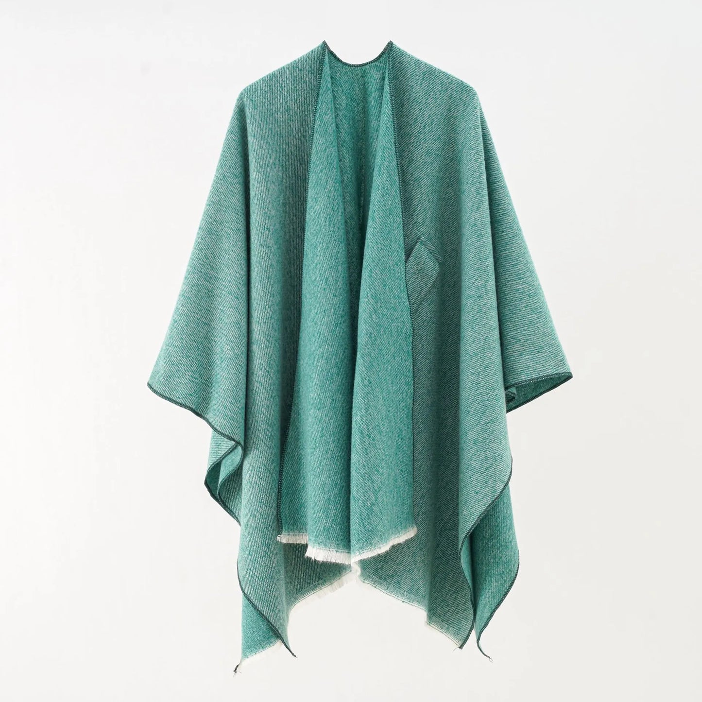 Berg-Feldt | Kaschmir Poncho Retro & Stilvoll
