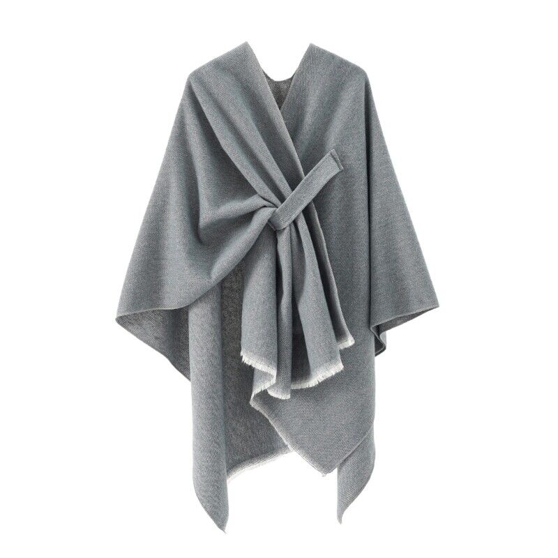 Berg-Feldt | Kaschmir Poncho Retro & Stilvoll