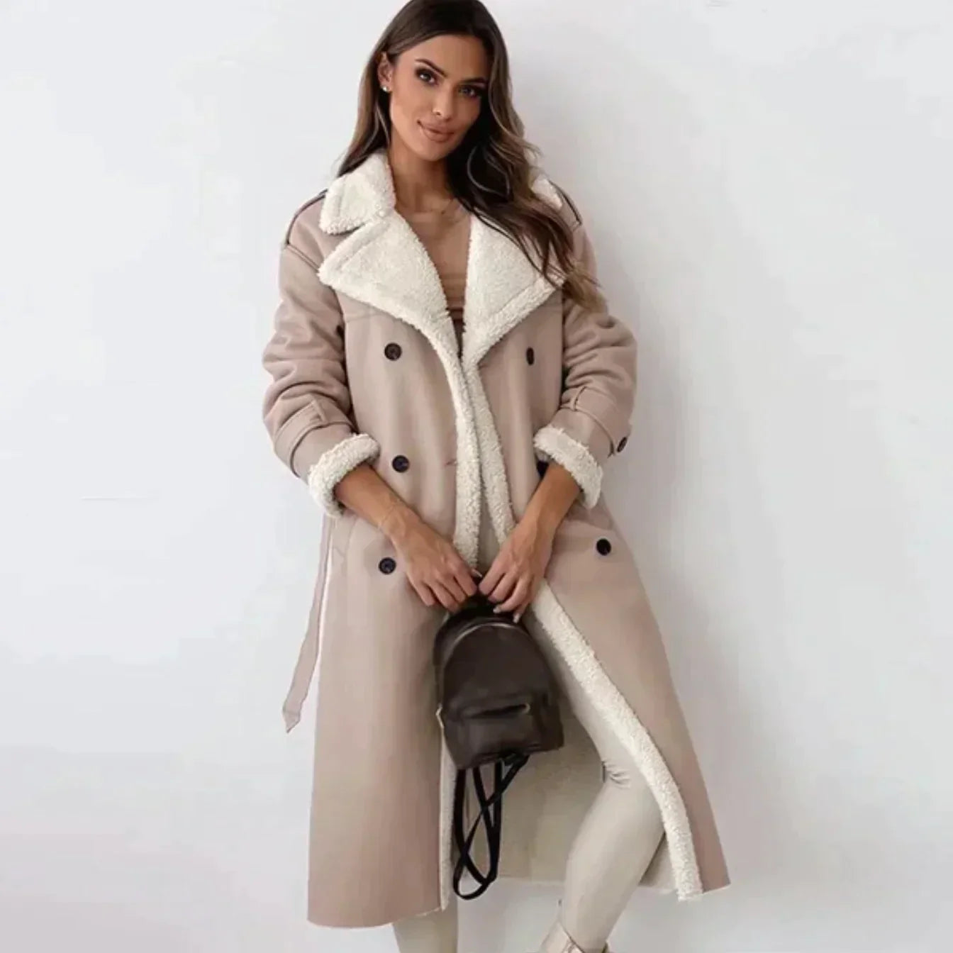 Berg-Feldt | Lederjacke mit Gürtel