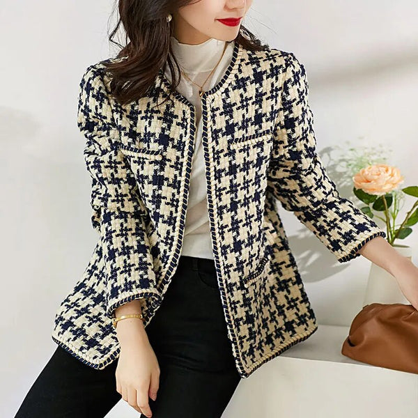 Berg-Feldt | Stilvolle Weinlese Tweed Jacke