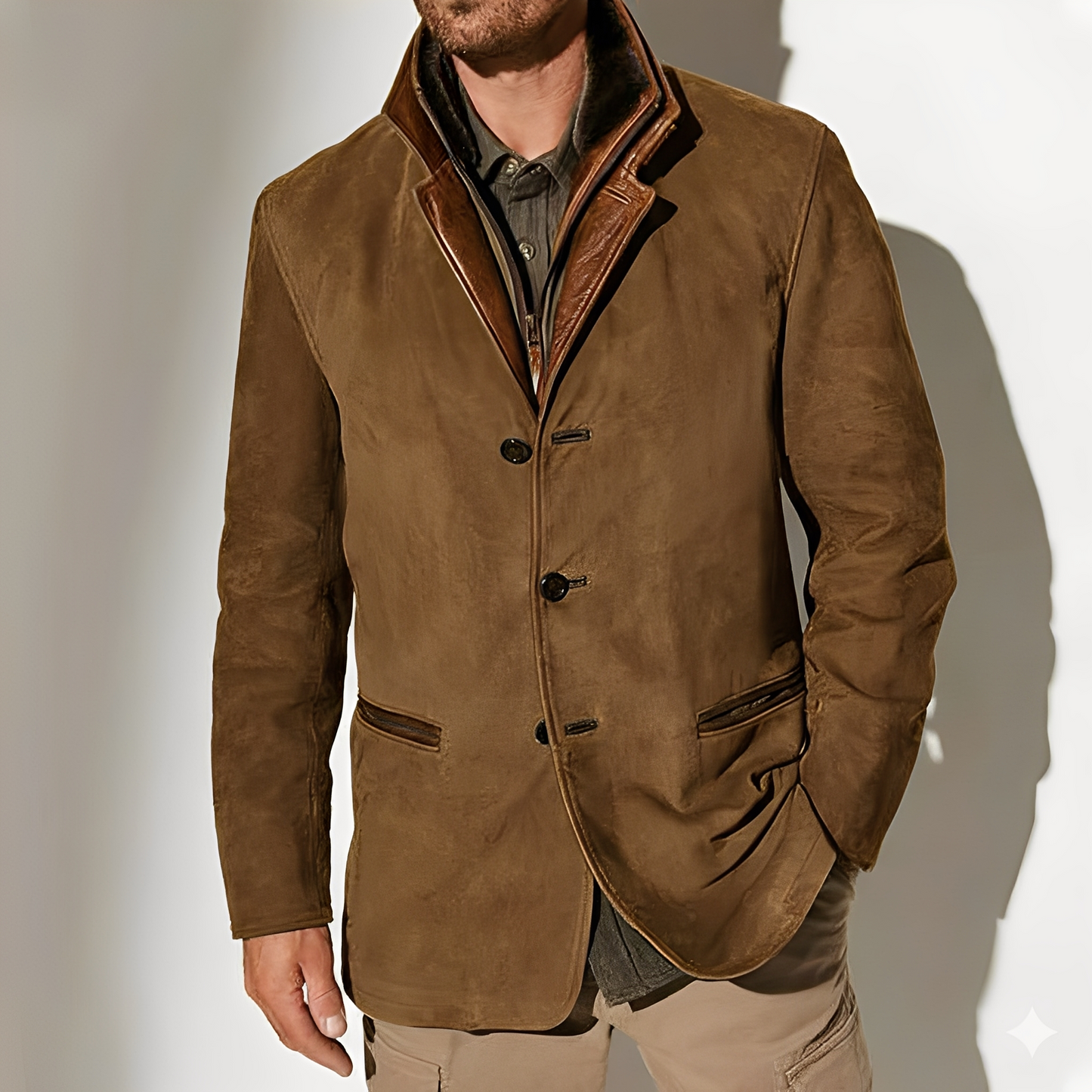 Berg-Feldt | Klassische Jacke mit Taschen für Herren