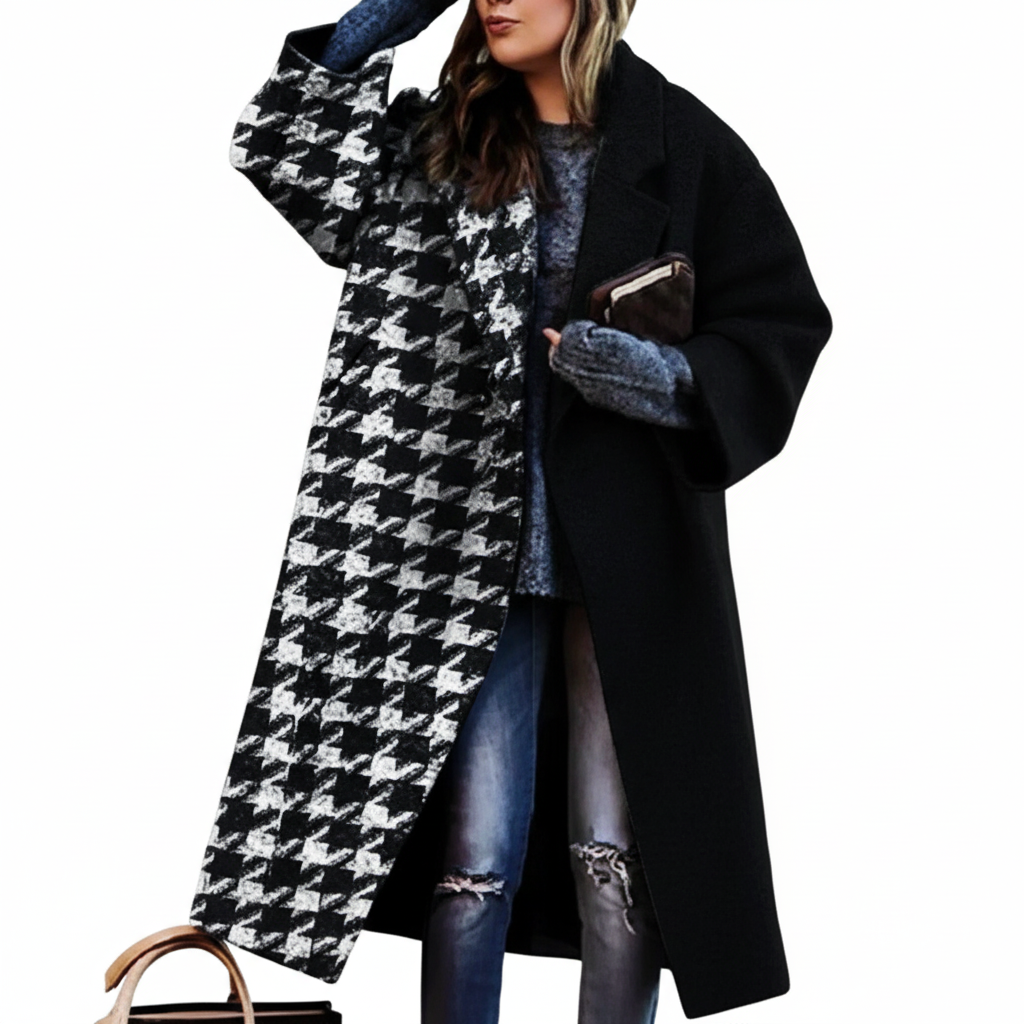 Manteau long en laine pour femme | Grandes tailles