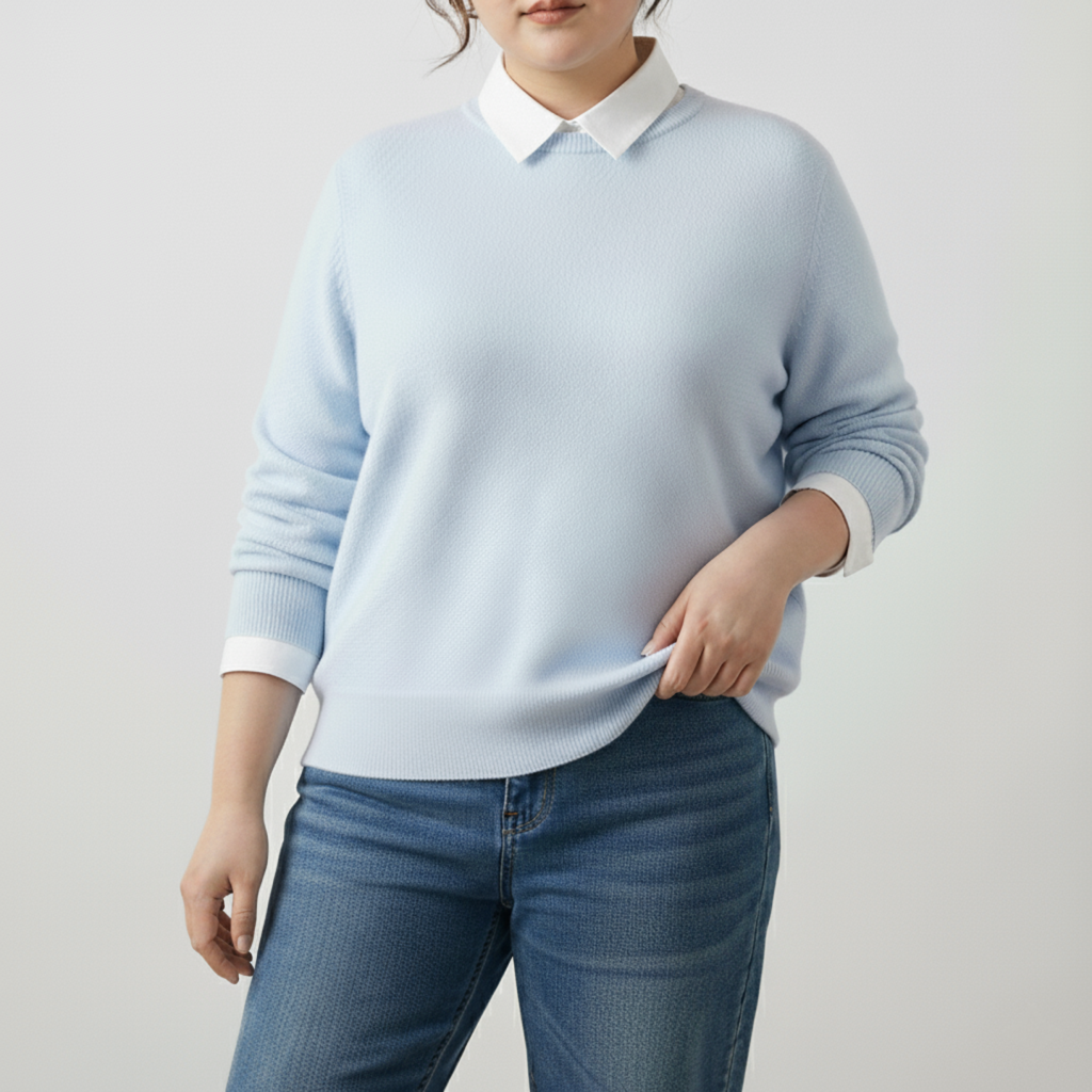 Pull en maille élégant et classique pour femme | Grandes tailles