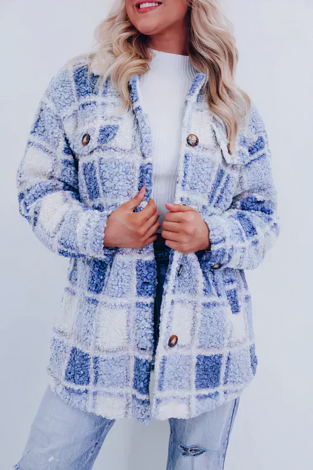 Berg-Feldt | Eleganter Warmer und Bequemer Damenmantel Aus Fleece