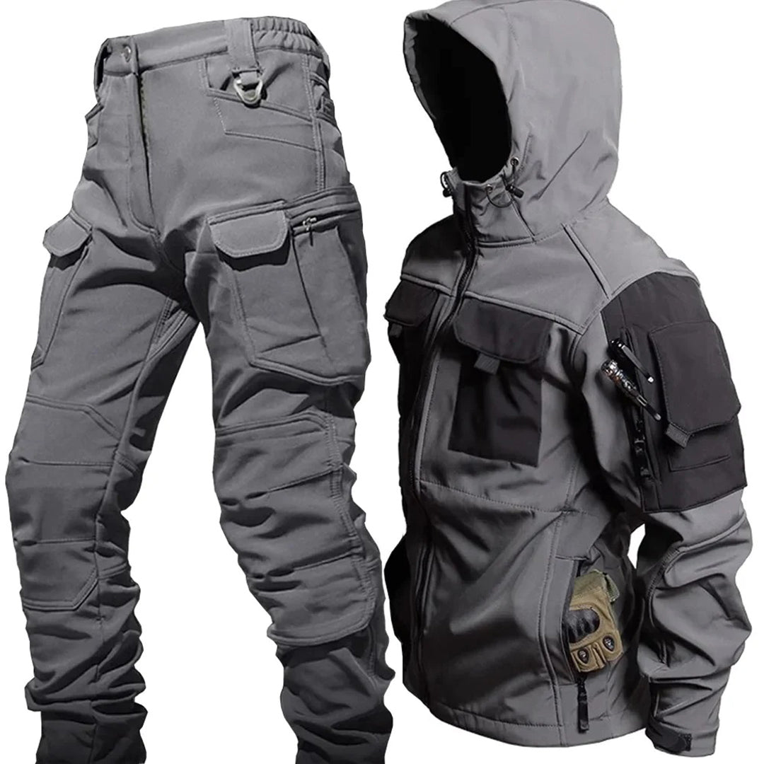 Berg-Feldt | Kapuzenjacke und Cargo-Hosen-Set