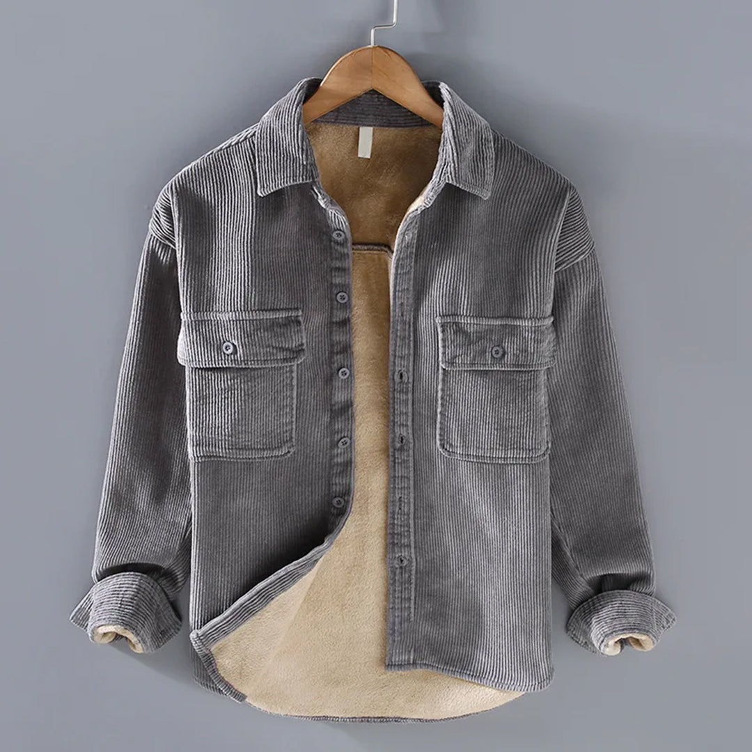 Berg-Feldt | Chemise en velours côtelé pour homme - Hiver