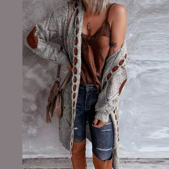 Berg-Feldt | Modische Strickjacke mit Kapuze