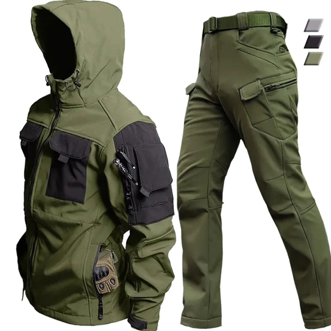 Berg-Feldt | Kapuzenjacke und Cargo-Hosen-Set
