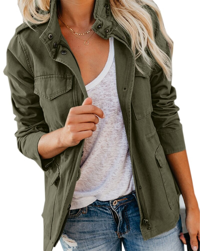 Berg-Feldt | Utility Zwischenjacke mit Stehkragen und Taschen