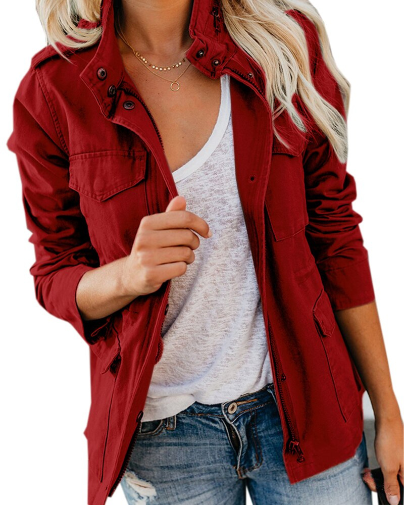 Berg-Feldt | Utility Zwischenjacke mit Stehkragen und Taschen