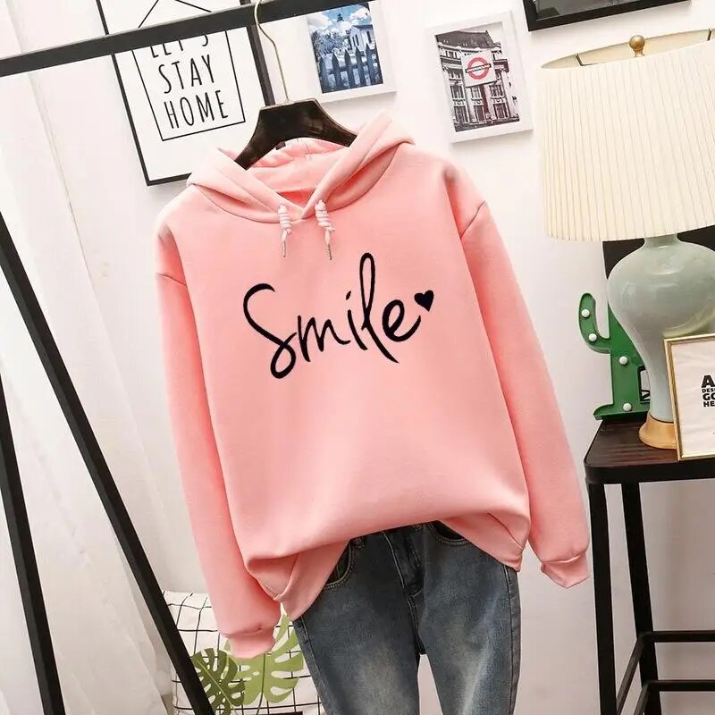 Berg-Feldt | Hoodie - Bequemer "Smile" Grafik Hoodie