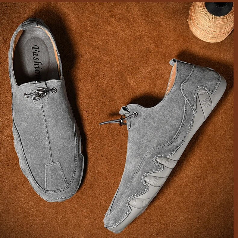 Herren-Loafer aus echtem Leder - Orthopädisch - Modell Harmen