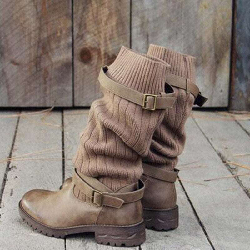 Berg-Feldt | Bottes en laine et cuir