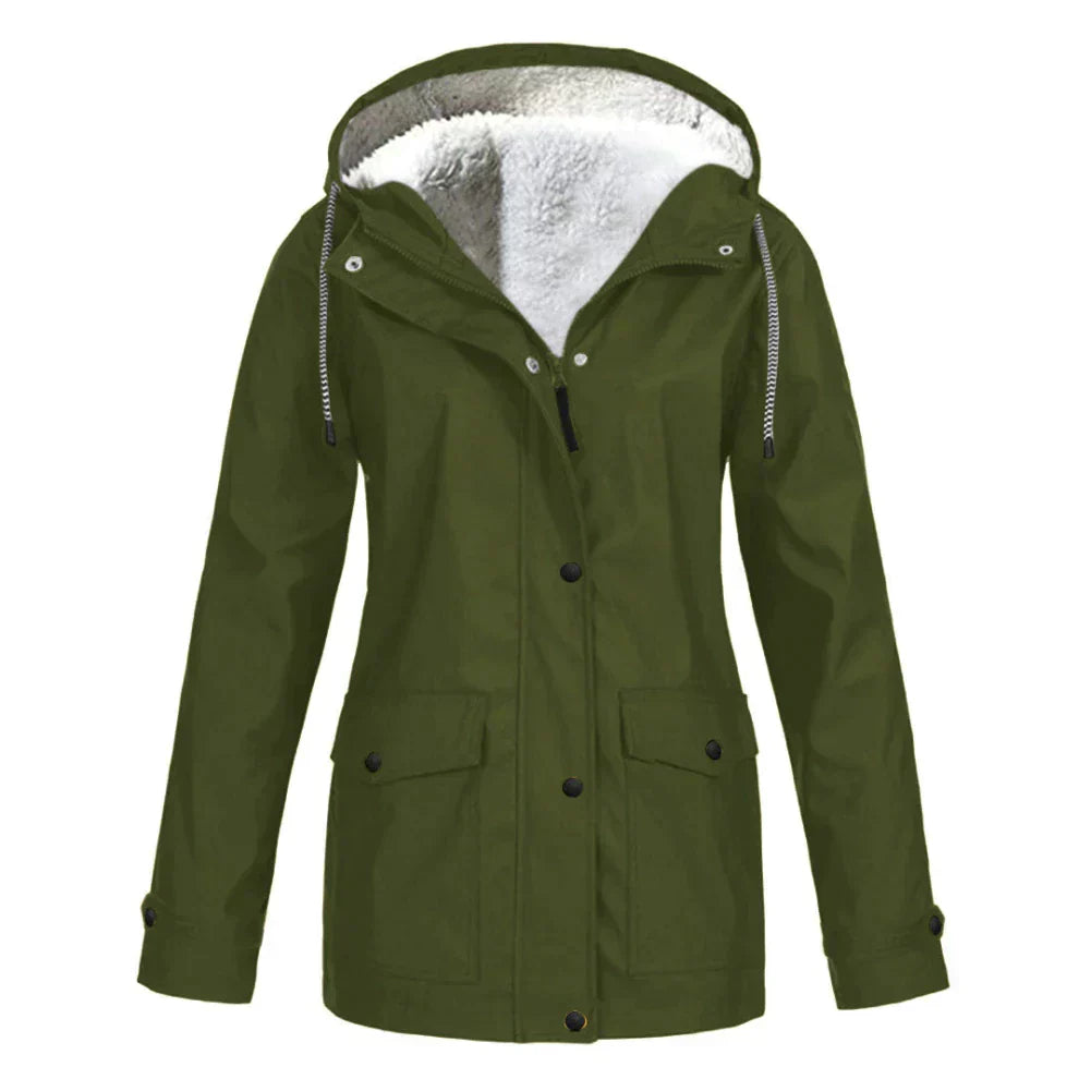 Berg-Feldt | Regenjacke für Frauen - Kapuze