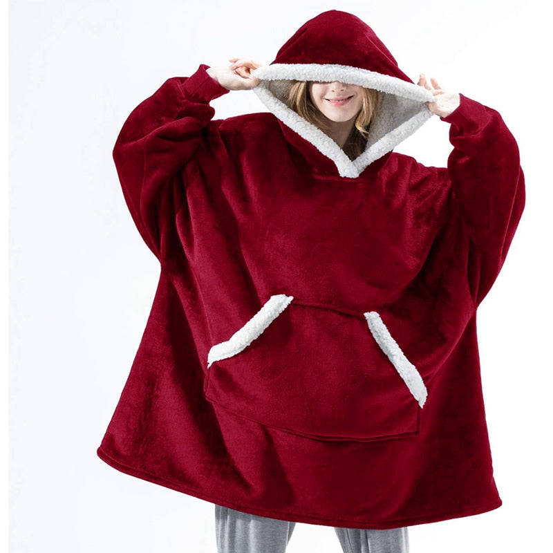 Fudus | Sweat à capuche et couverture douillette combinés !